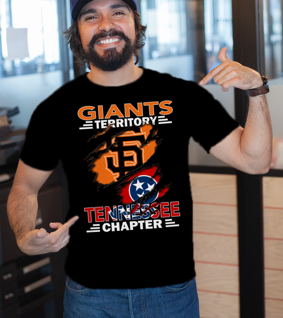 Giants Territory Sf Emblem Tennessee Chapter T-Shirt