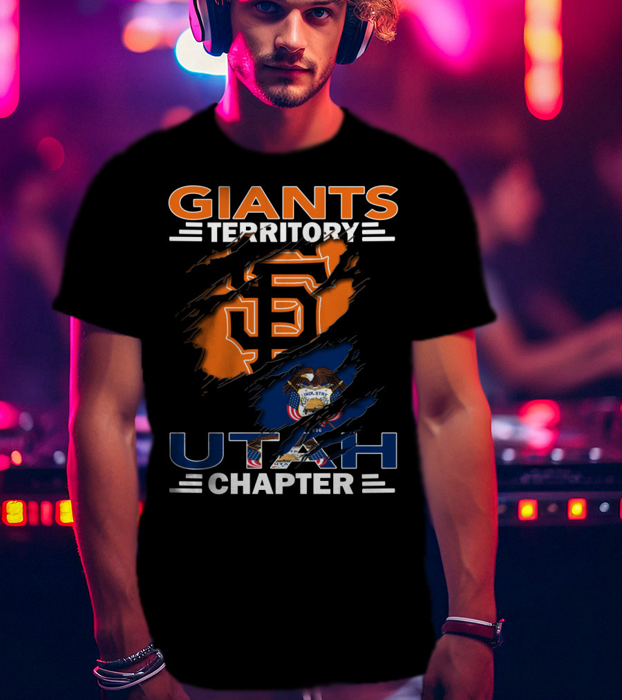 San Francisco Giants Territory Utah Chapter Fan Base T-Shirt