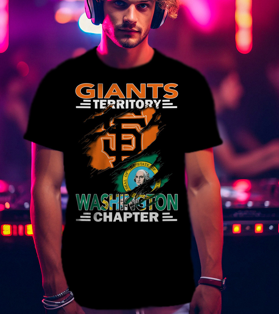 Giants Territory Washington Chapter State Seal T-Shirt