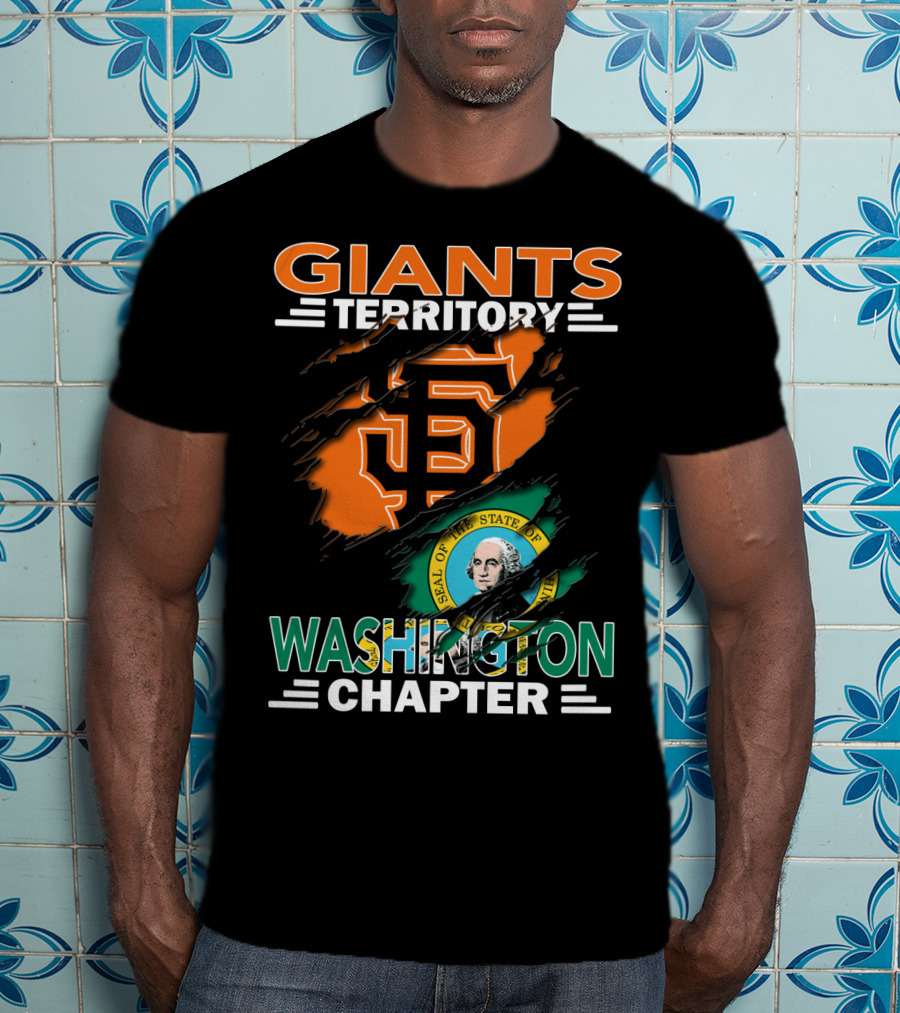 Giants Territory Washington Chapter State Seal T-Shirt
