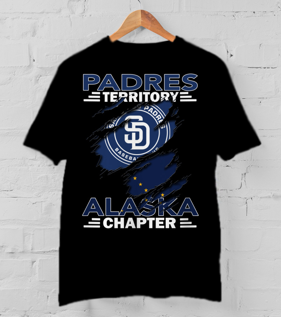 Padres Territory Alaska Chapter San Diego Padres Baseball T-Shirt
