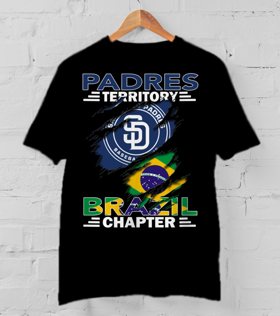 Padres Territory San Diego Baseball Brazil Chapter T-Shirt