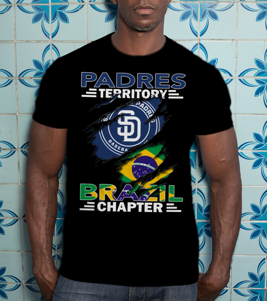 Padres Territory San Diego Baseball Brazil Chapter T-Shirt