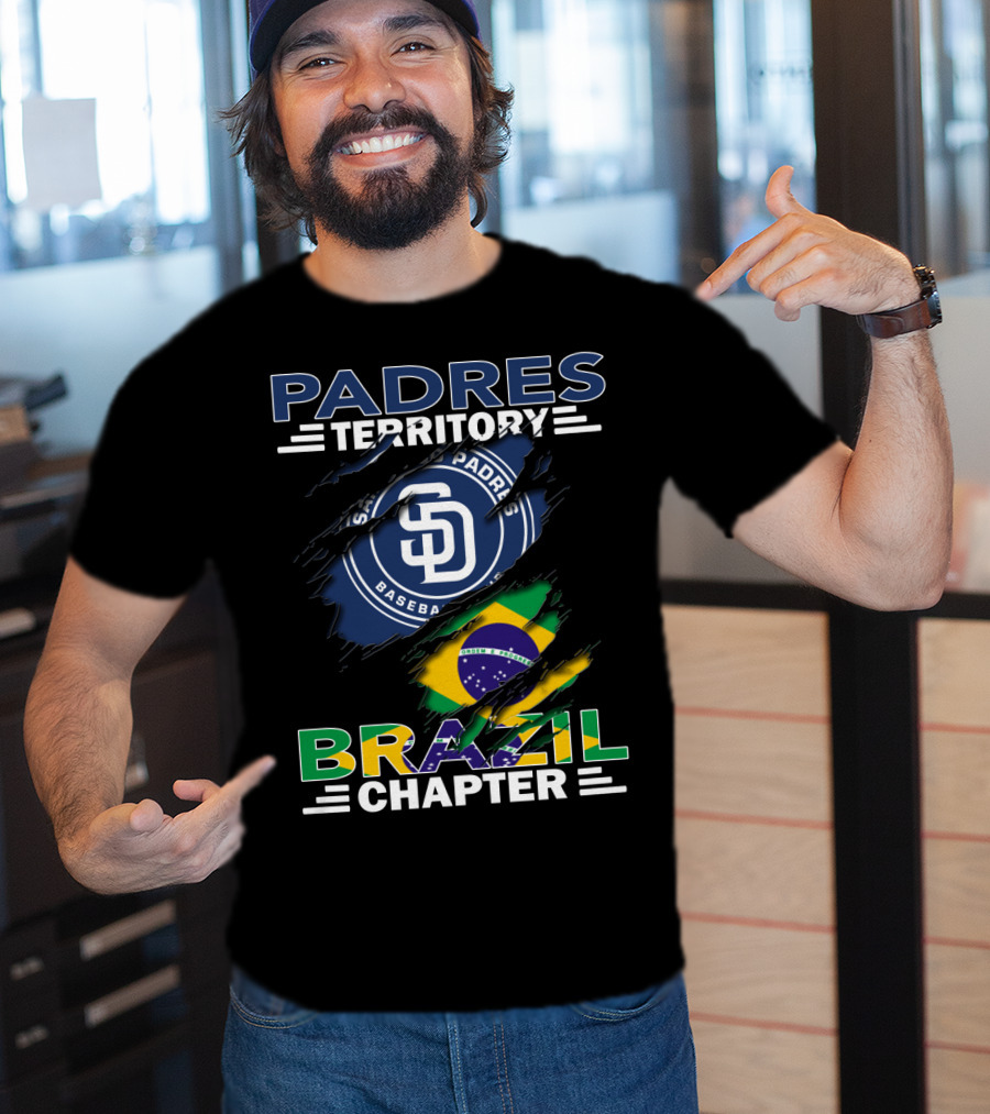 Padres Territory San Diego Baseball Brazil Chapter T-Shirt