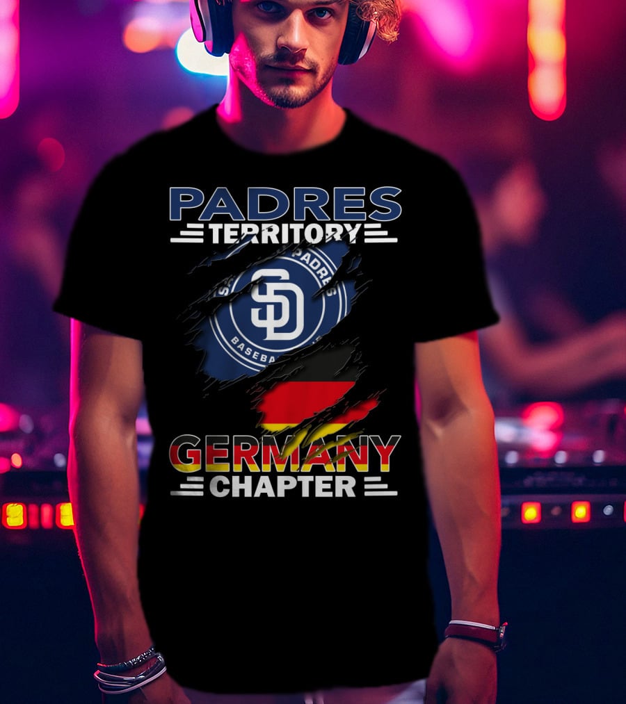 San Diego Padres Baseball Germany Chapter Padres Territory T-Shirt