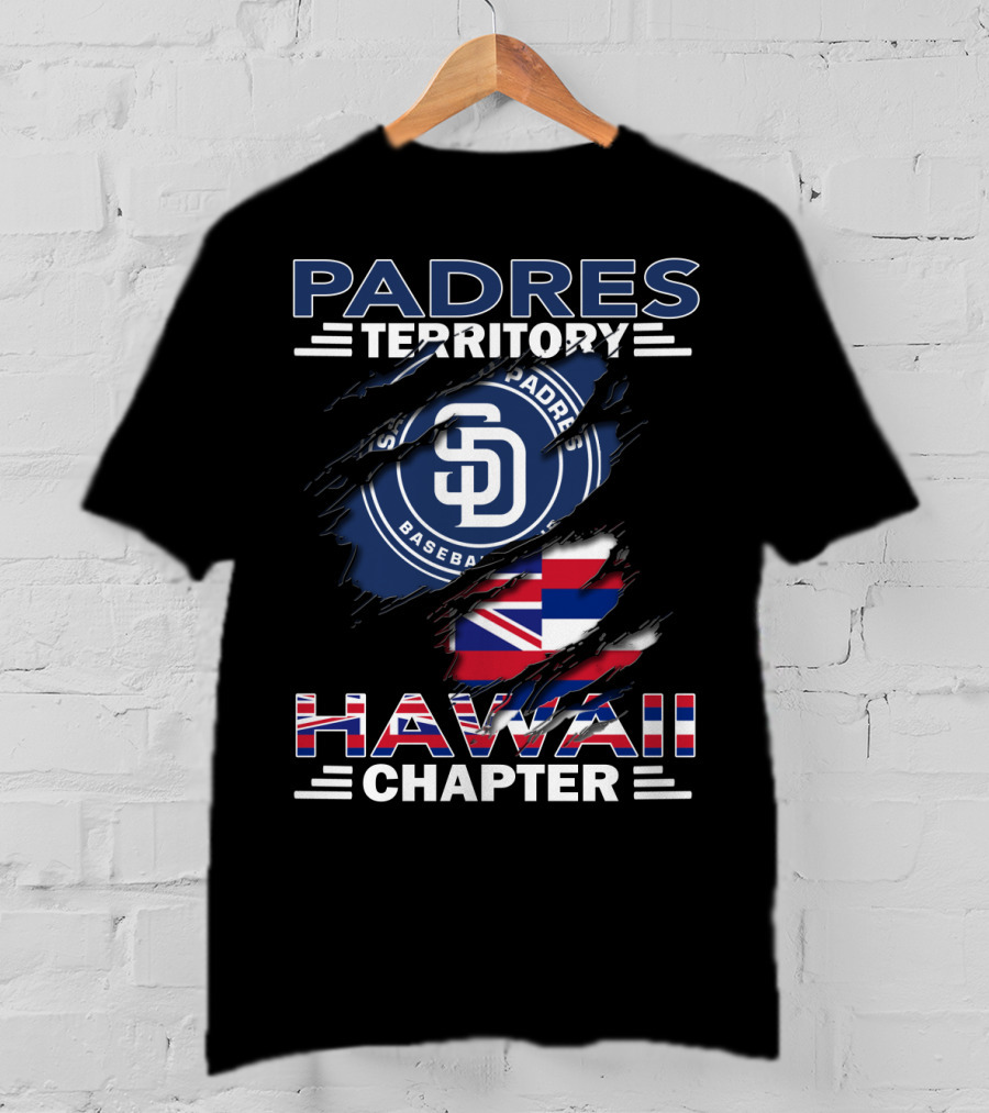 Padres Territory San Diego Baseball Hawaii Chapter T-Shirt