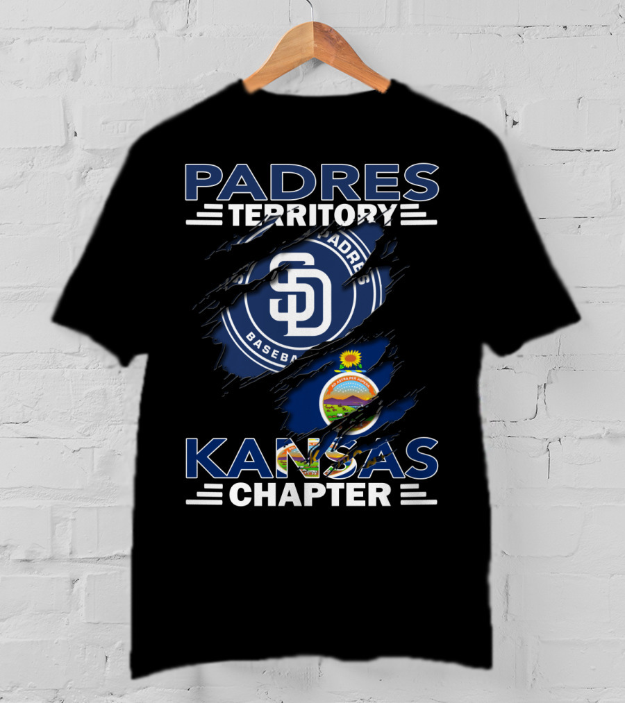 Padres Territory Baseball Kansas Chapter T-Shirt
