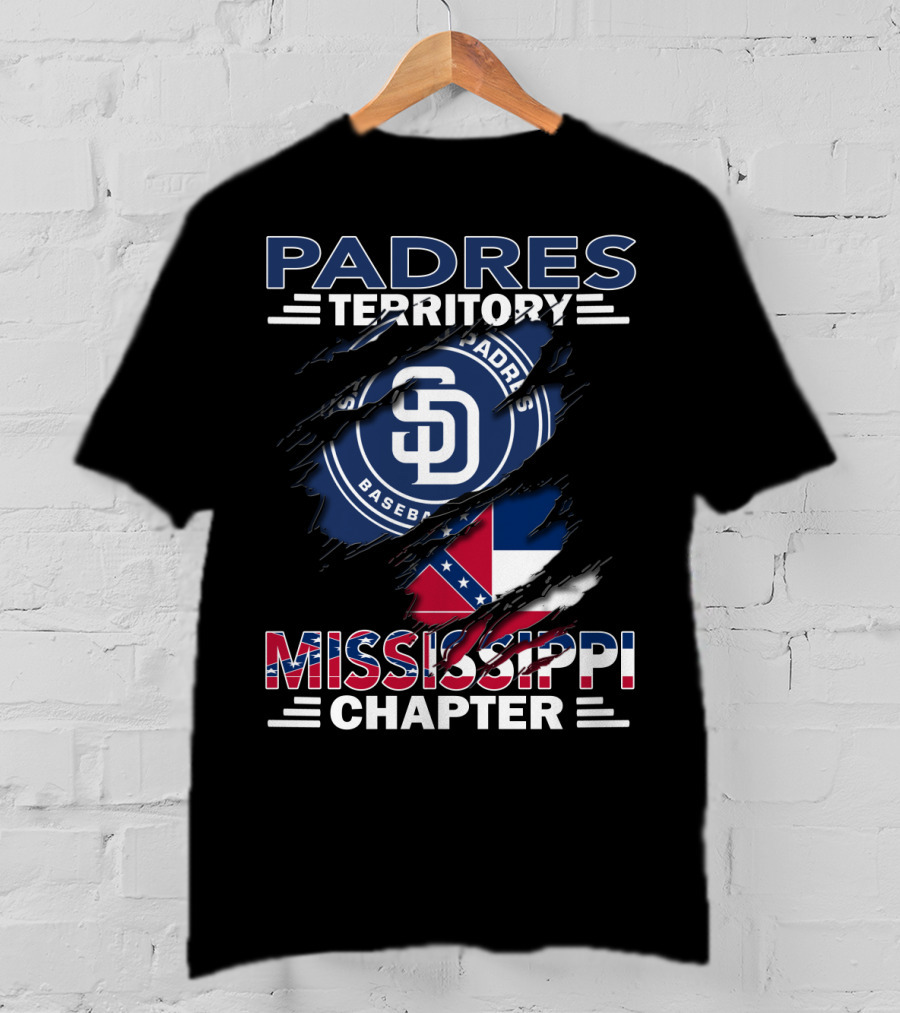 Padres Territory San Diego Mississippi Chapter T-Shirt