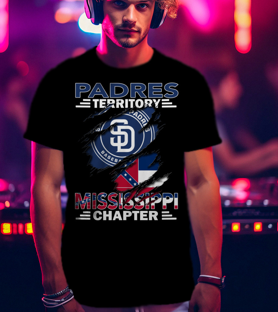 Padres Territory San Diego Mississippi Chapter T-Shirt