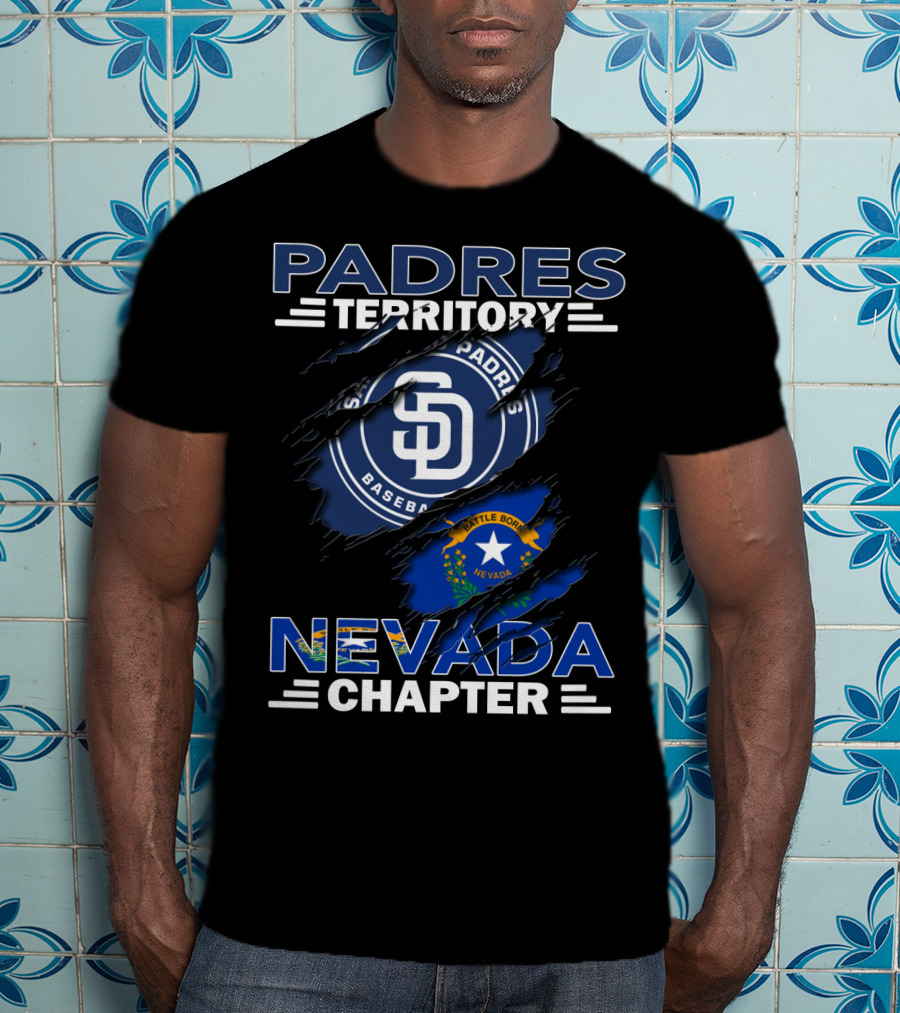 San Diego Padres Territory Nevada Chapter Battle Born T-Shirt