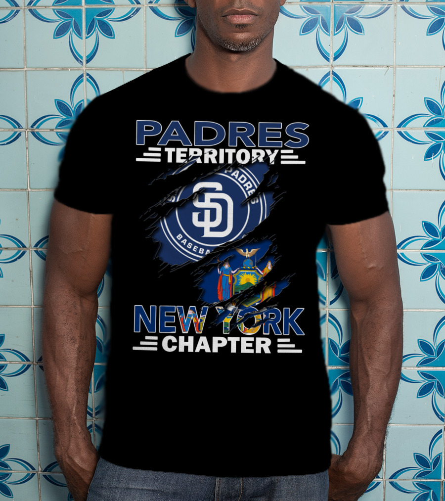 Padres Territory New York Chapter Baseball Fanatic Alliance T-Shirt