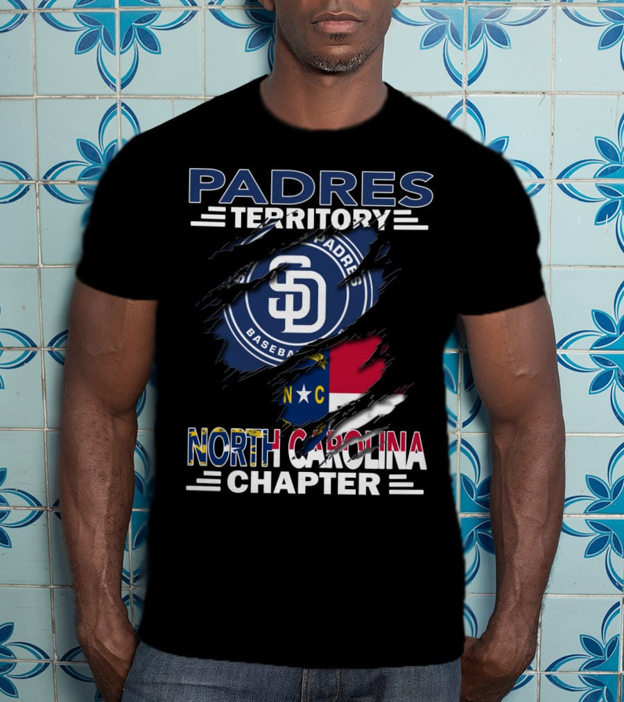 Padres Territory Baseball Sd North Carolina Chapter T-Shirt