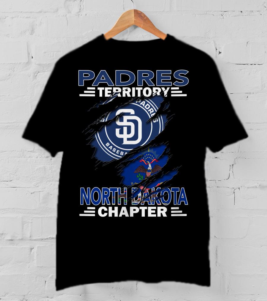 Padres Territory Baseball North Dakota Chapter T-Shirt