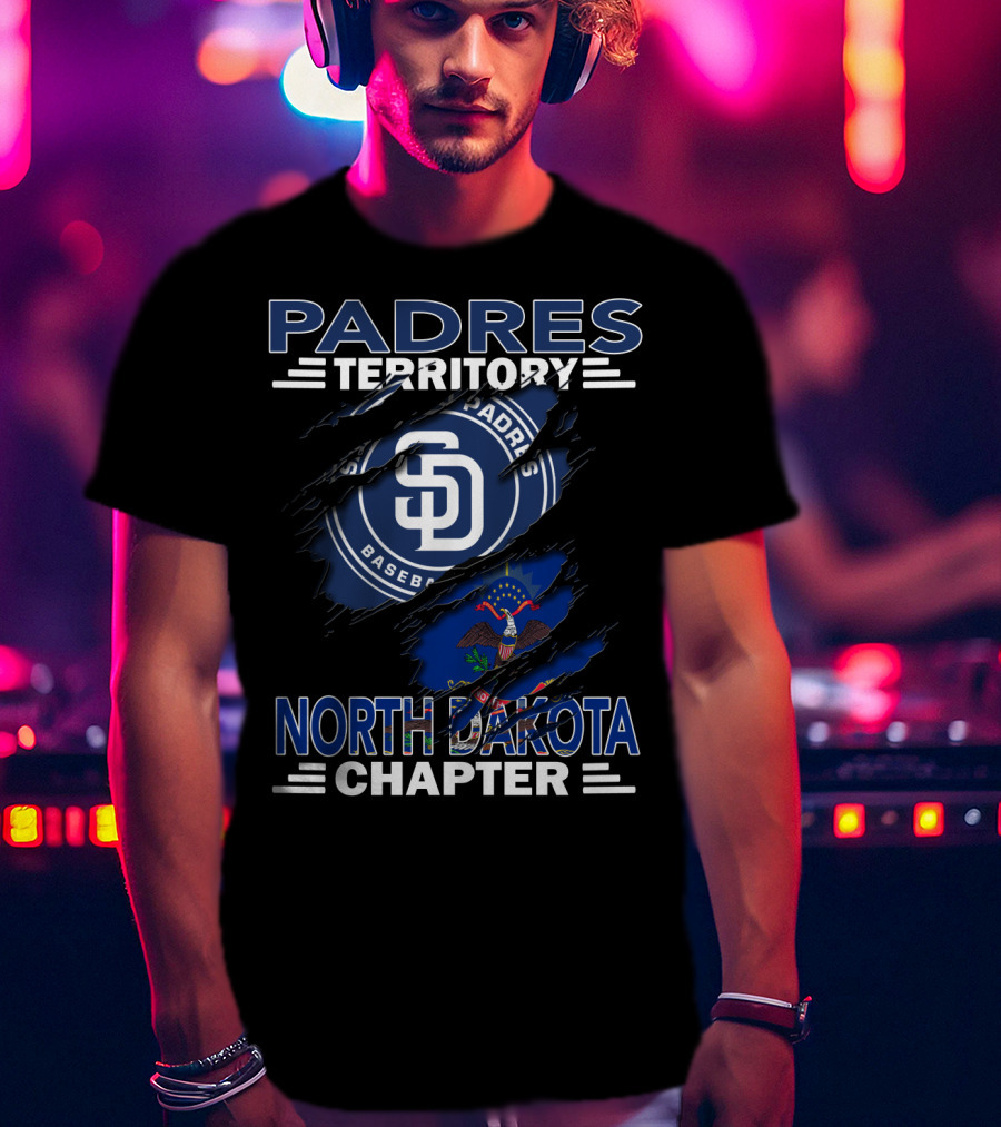 Padres Territory Baseball North Dakota Chapter T-Shirt