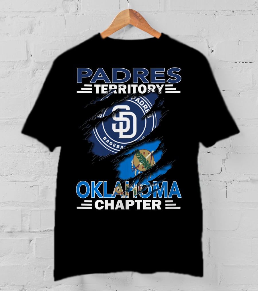 Padres Territory Oklahoma Chapter San Diego Baseball Fans T-Shirt