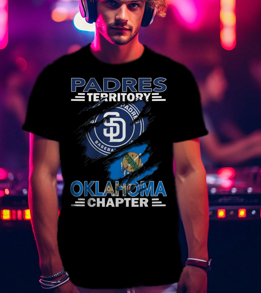 Padres Territory Oklahoma Chapter San Diego Baseball Fans T-Shirt