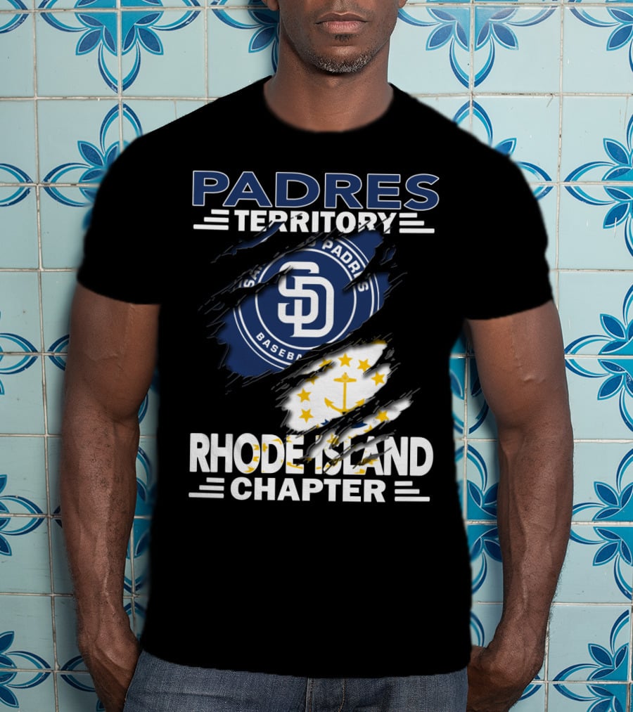 Padres Territory San Diego Baseball Rhode Island Chapter T-Shirt