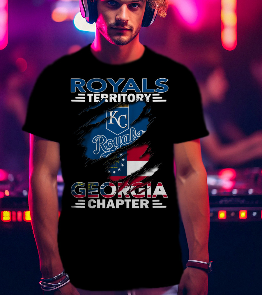 Royals Territory Georgia Chapter KC Flag T-Shirt