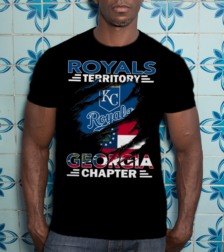 Royals Territory Georgia Chapter KC Flag T-Shirt