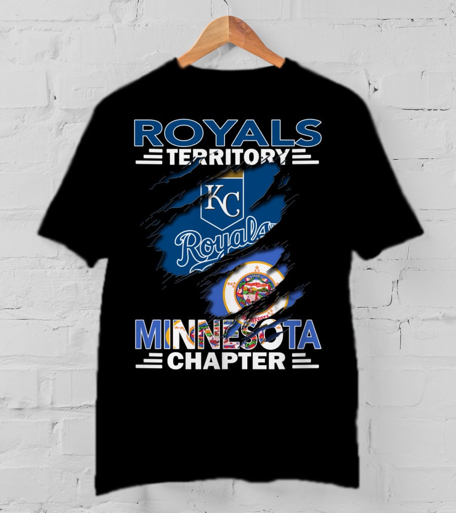 Royals Territory KC Royals Minnesota Chapter State Seal T-Shirt