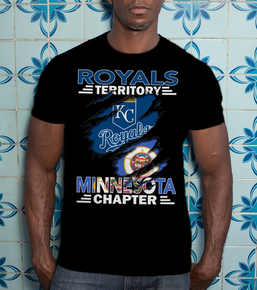 Royals Territory KC Royals Minnesota Chapter State Seal T-Shirt