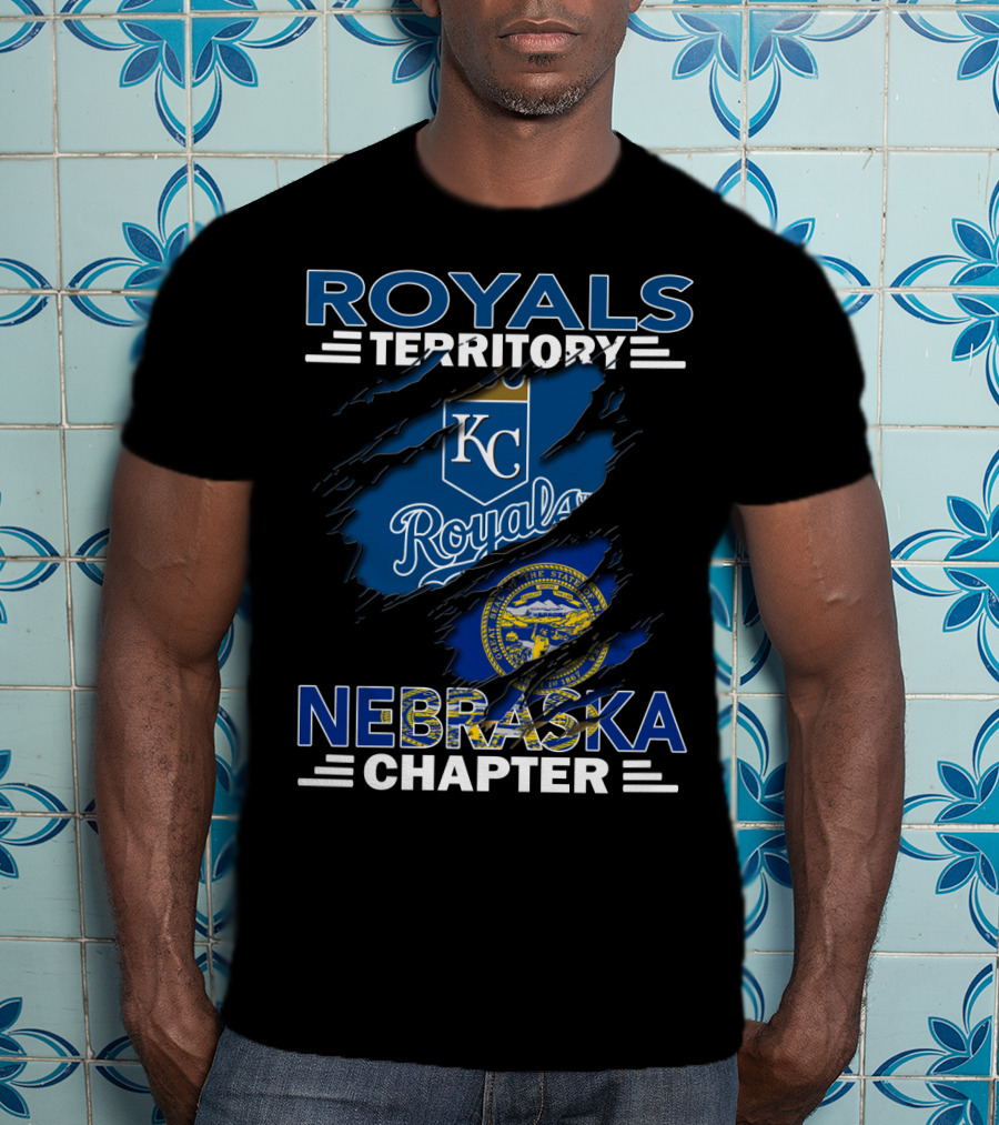 Royals Territory Nebraska Chapter KC Royals Logo State Seal T-Shirt