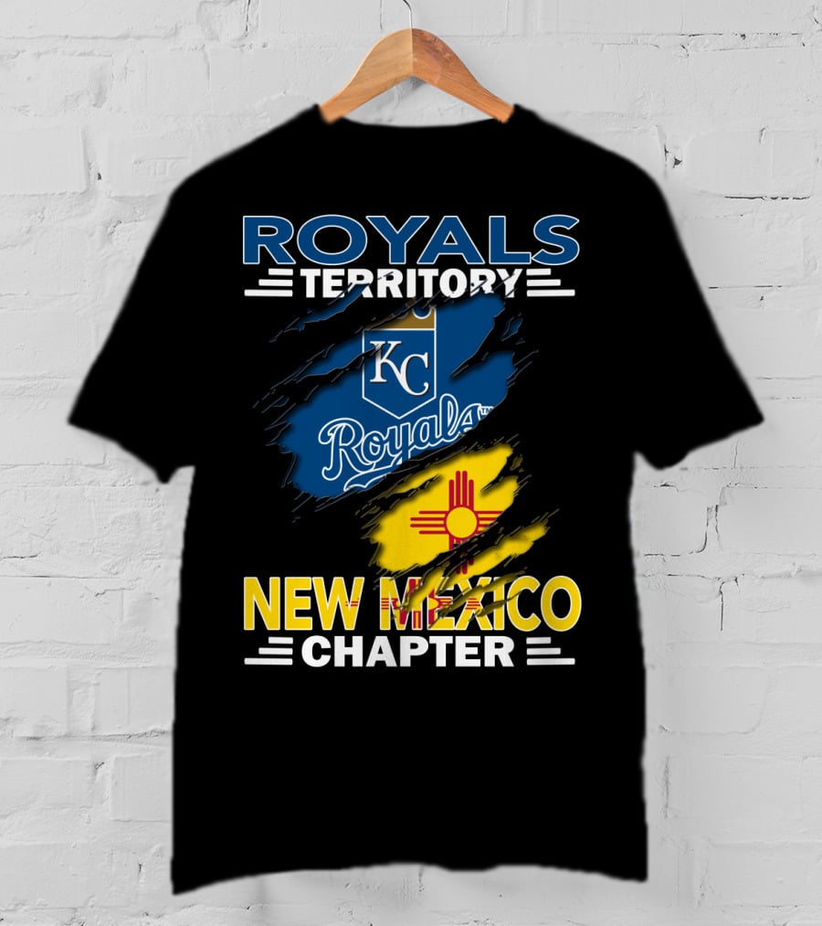 Royals Territory New Mexico Chapter Kansas City Royals Logo Zia Sun T-Shirt