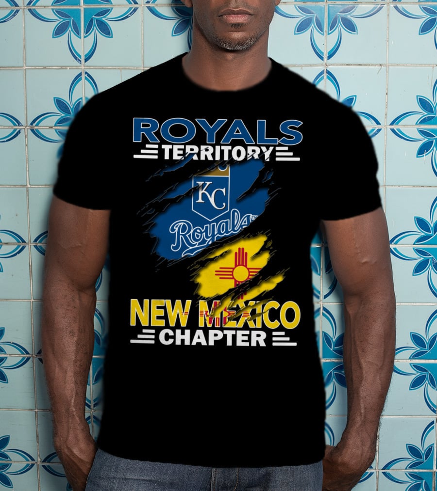 Royals Territory New Mexico Chapter Kansas City Royals Logo Zia Sun T-Shirt