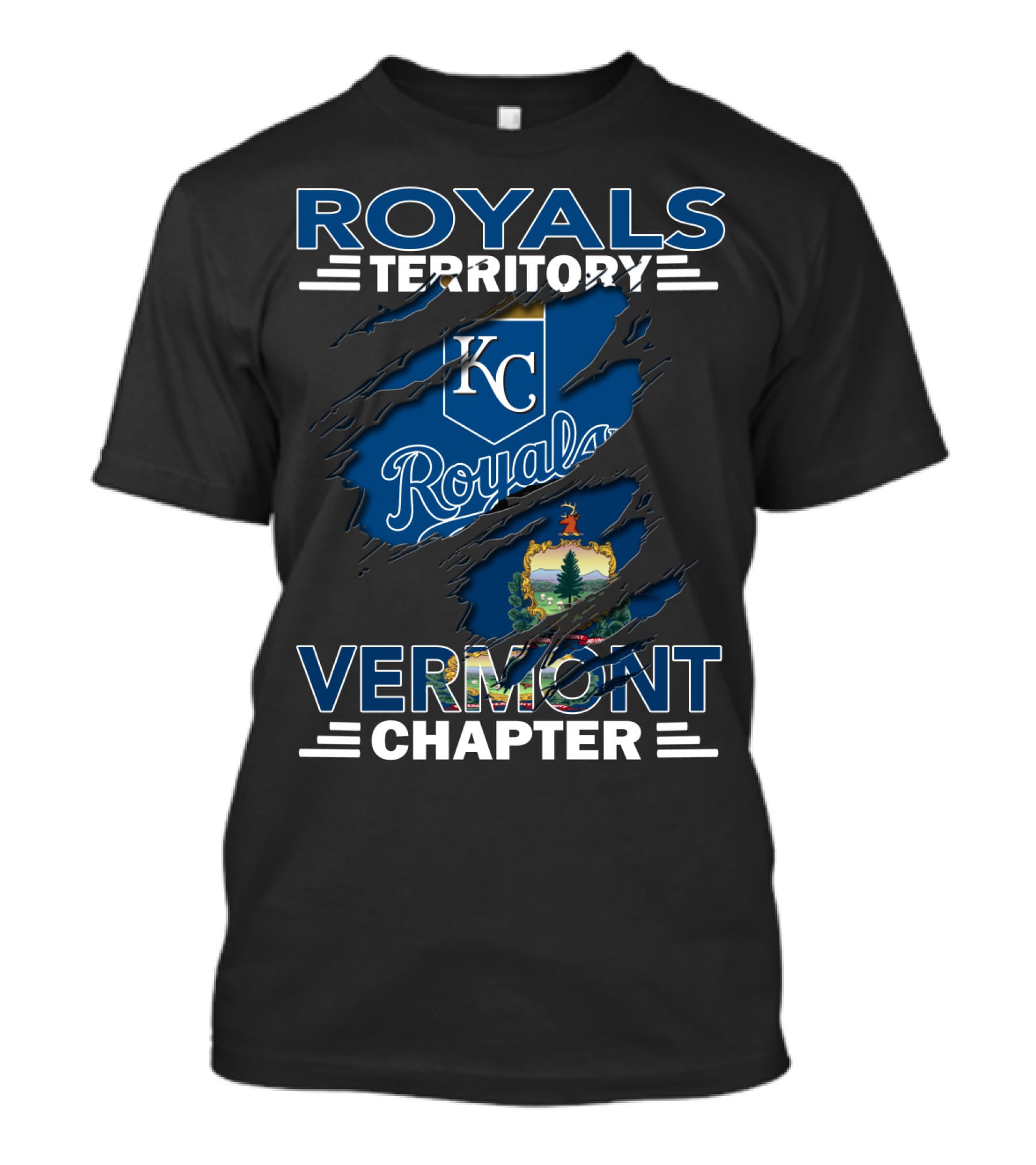 Royals Territory KC Royals Vermont Chapter T-Shirt