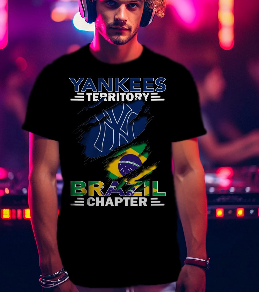 Yankees Territory Brazil Chapter Flag T-Shirt