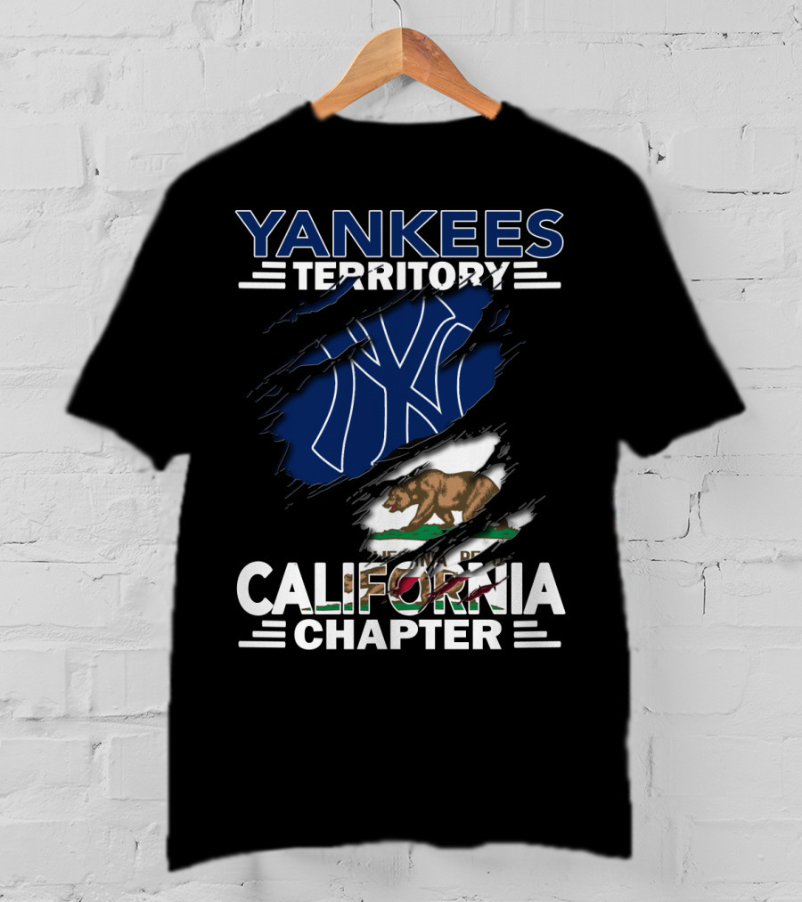 Yankees Territory California Chapter Bear Flag Symbolism T-Shirt
