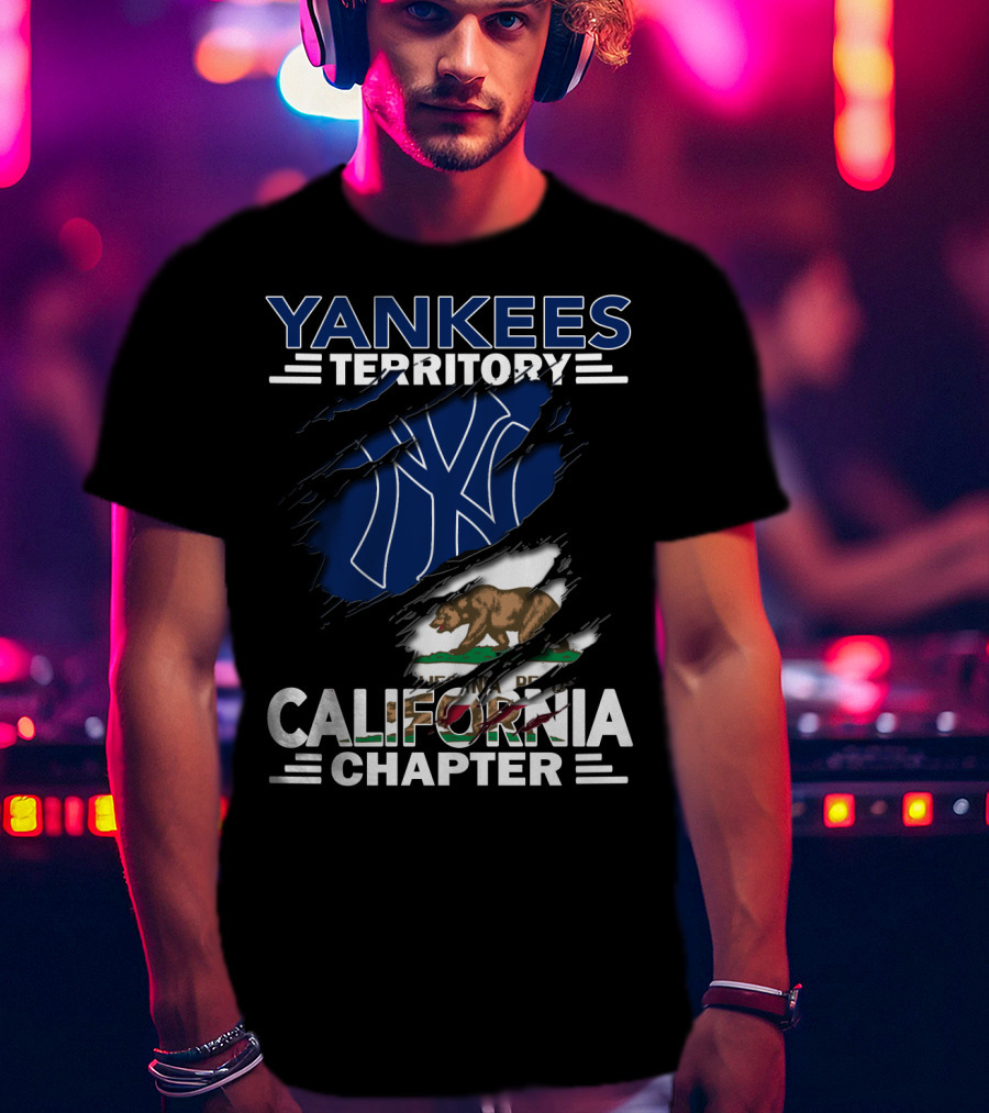 Yankees Territory California Chapter Bear Flag Symbolism T-Shirt