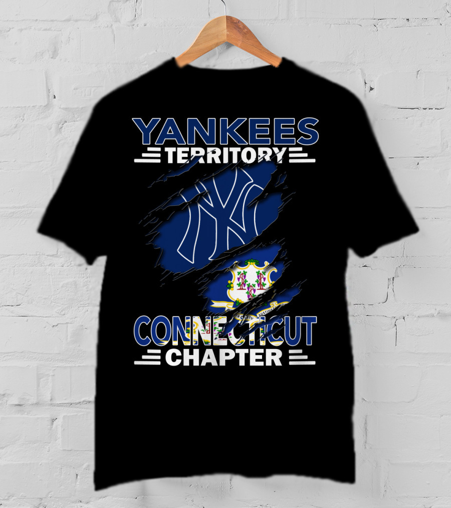 Yankees Territory Connecticut Chapter NY Logo State Pride T-Shirt