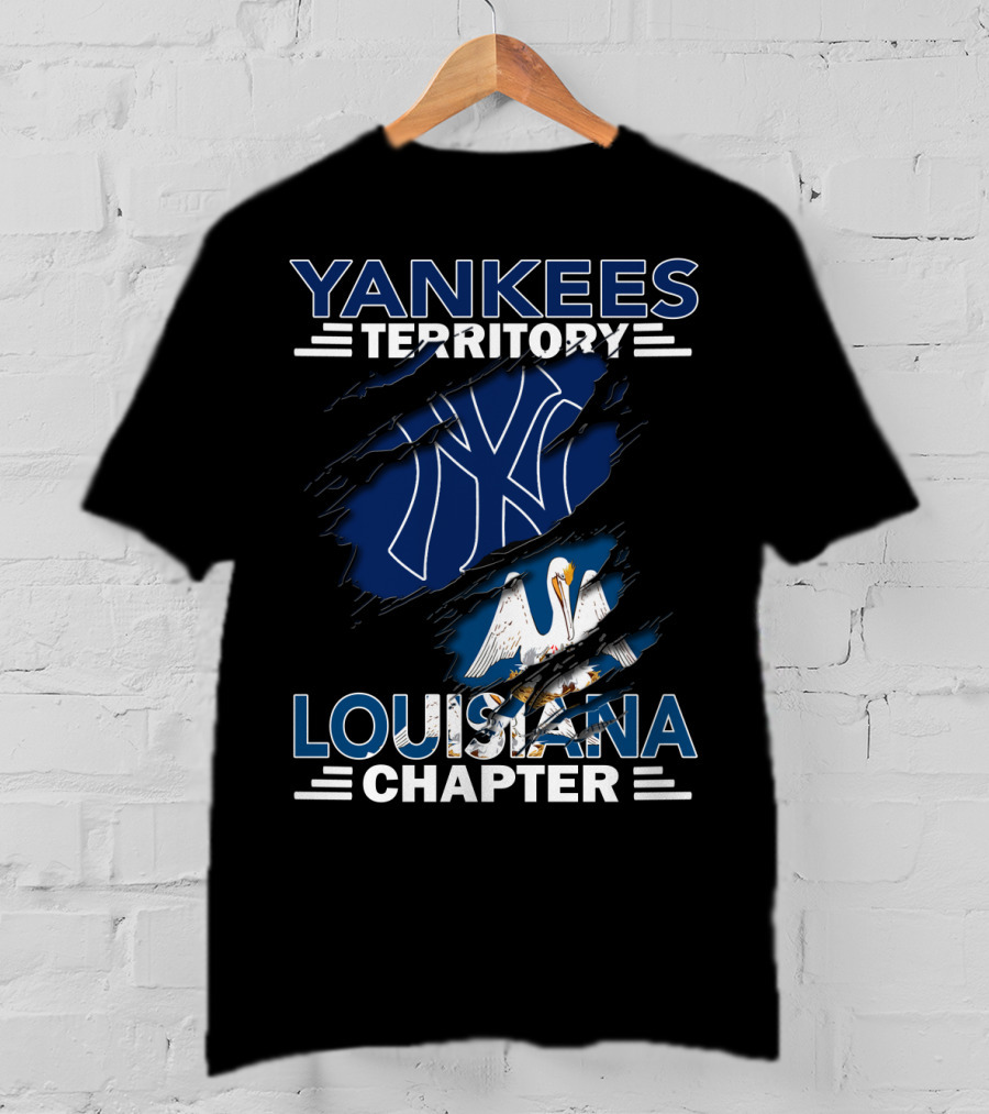 Yankees Territory Louisiana Chapter NY Yankees Pelican T-Shirt