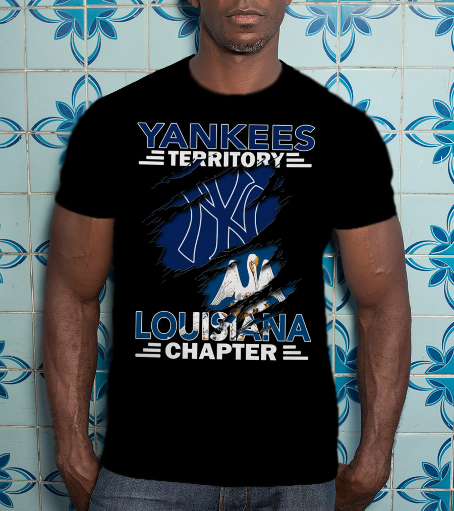 Yankees Territory Louisiana Chapter NY Yankees Pelican T-Shirt