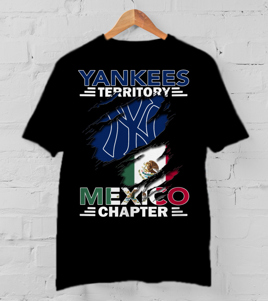 Yankees Territory Mexico Chapter Flag T-Shirt