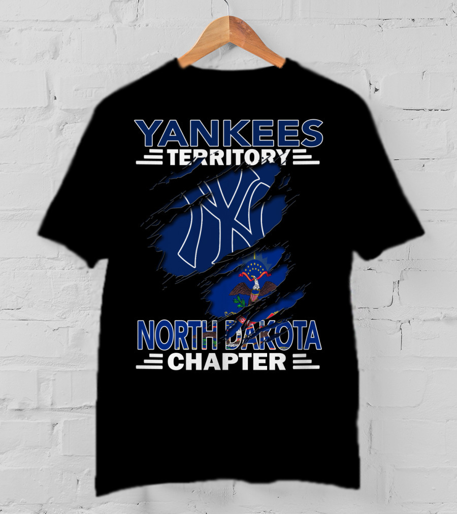 Yankees Territory North Dakota Chapter Flag T-Shirt