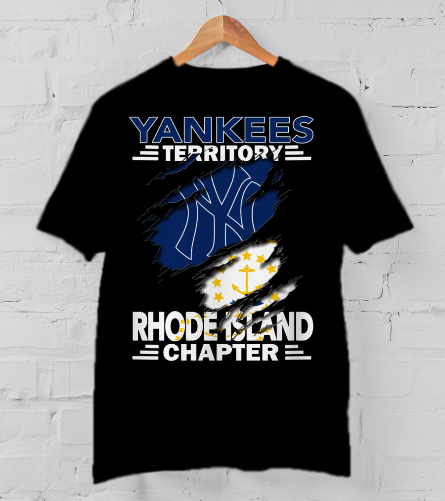 Yankees Territory New York Yankees Logo Rhode Island Chapter T-Shirt