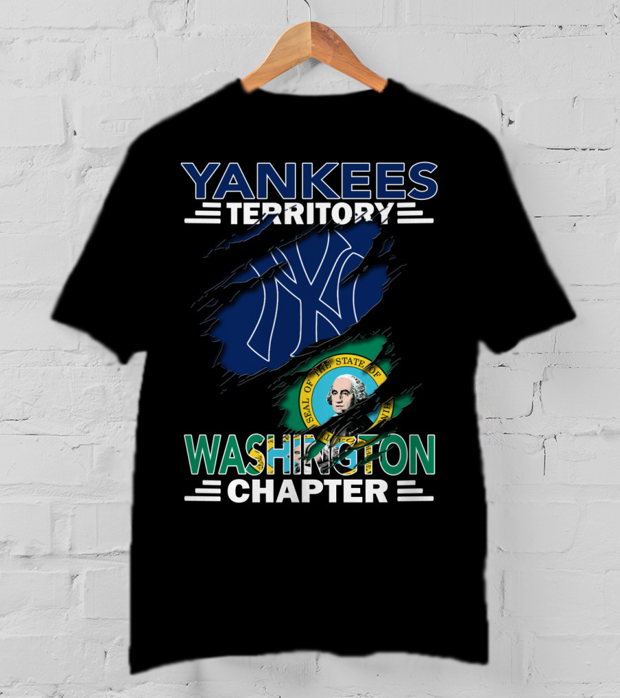 Yankees Territory Washington Chapter Seal Of State T-Shirt