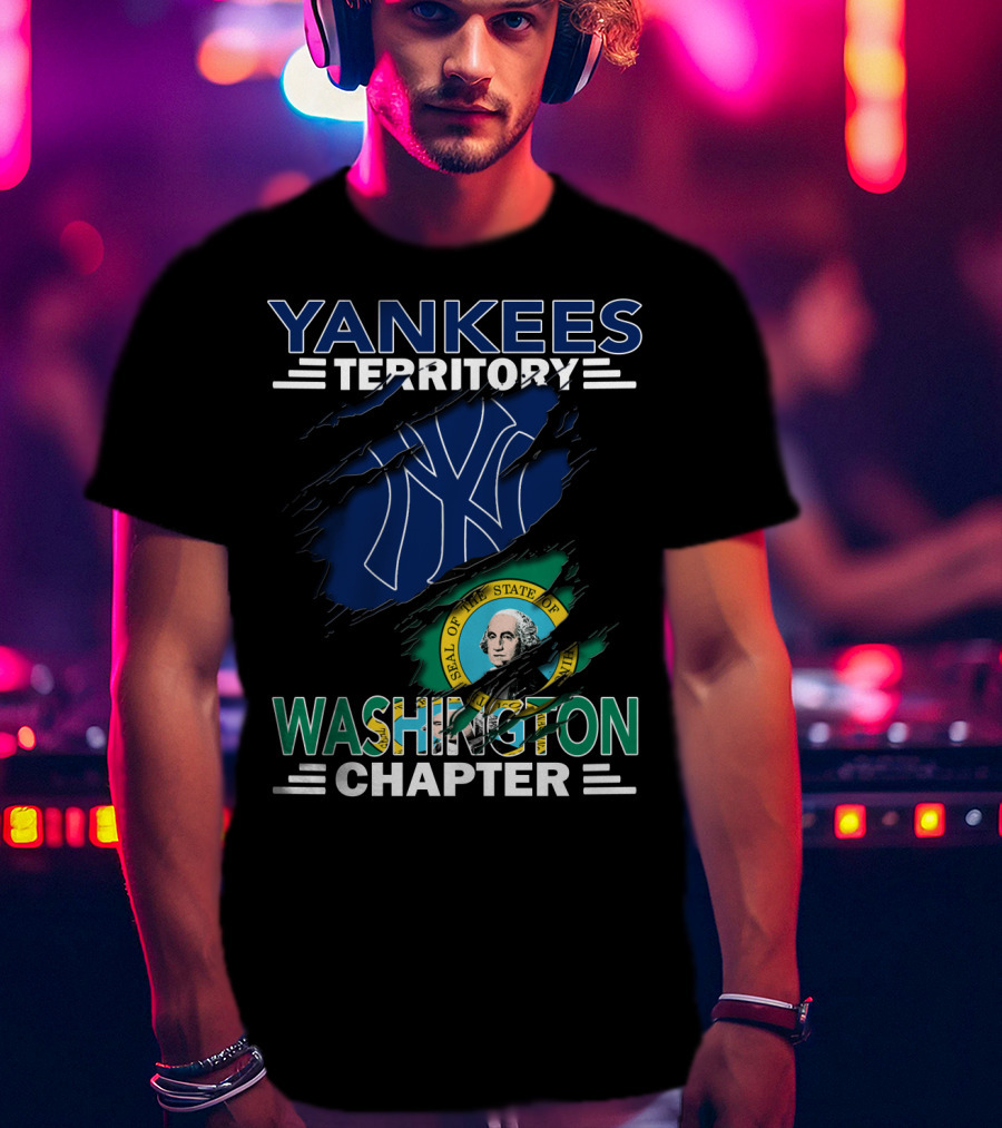Yankees Territory Washington Chapter Seal Of State T-Shirt