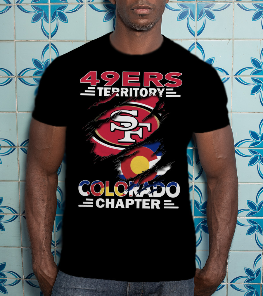 49ers Territory SF Logo Colorado Flag Chapter T-Shirt