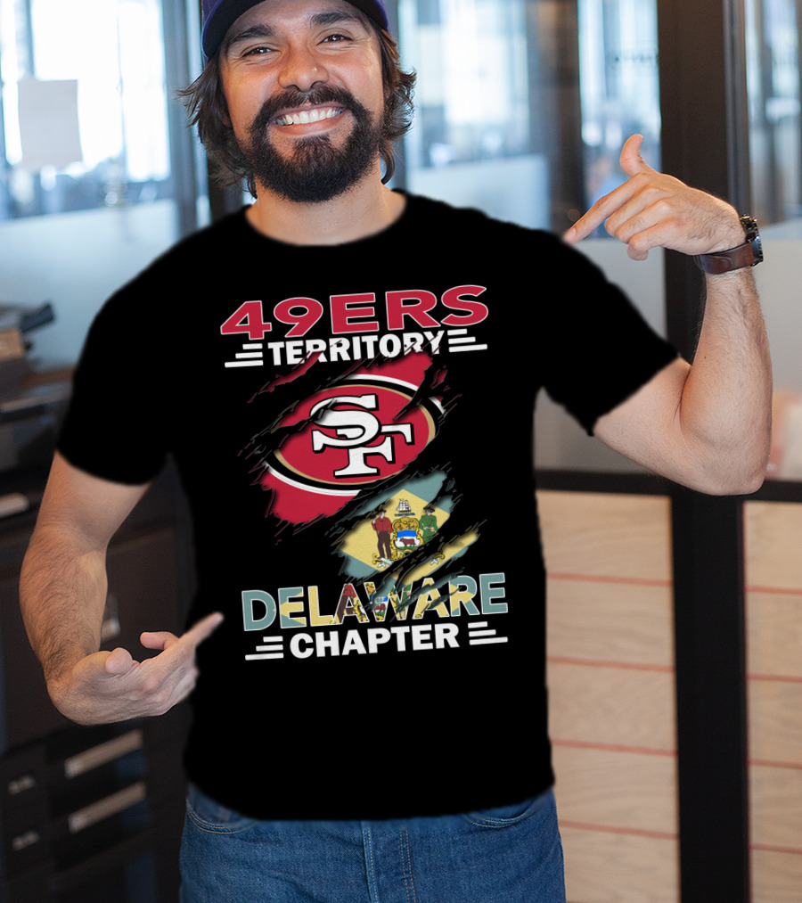 49ers Territory SF Logo Delaware Chapter T-Shirt