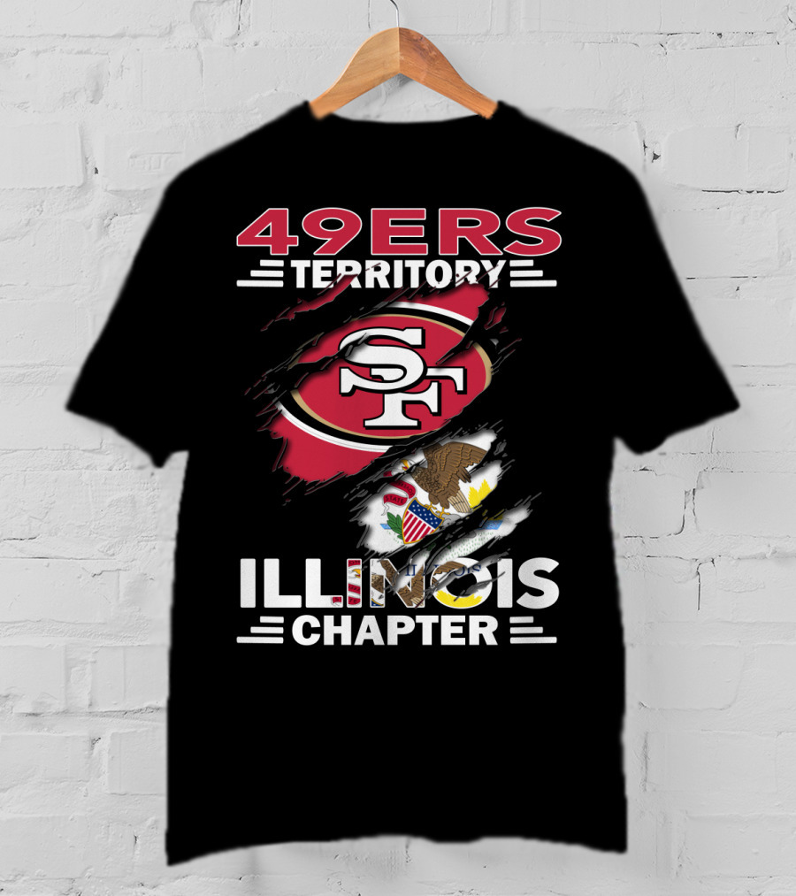 49ers Territory SF Logo Illinois Chapter T-Shirt