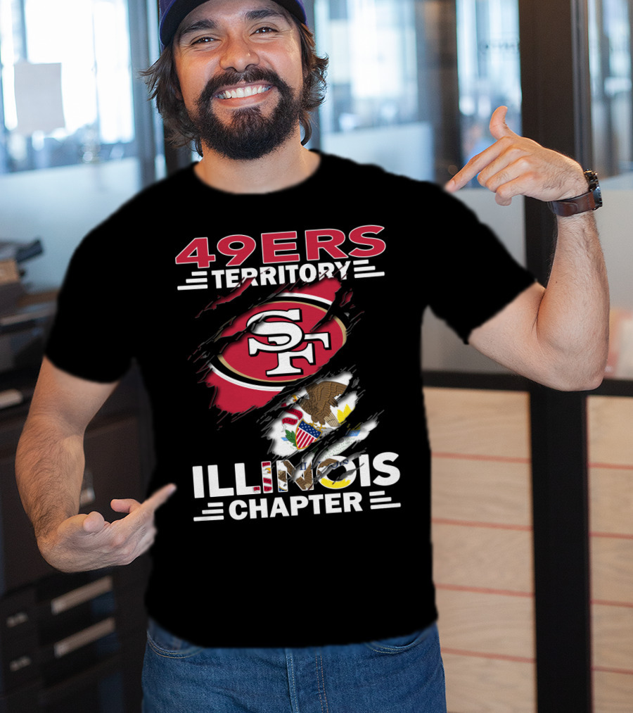 49ers Territory SF Logo Illinois Chapter T-Shirt