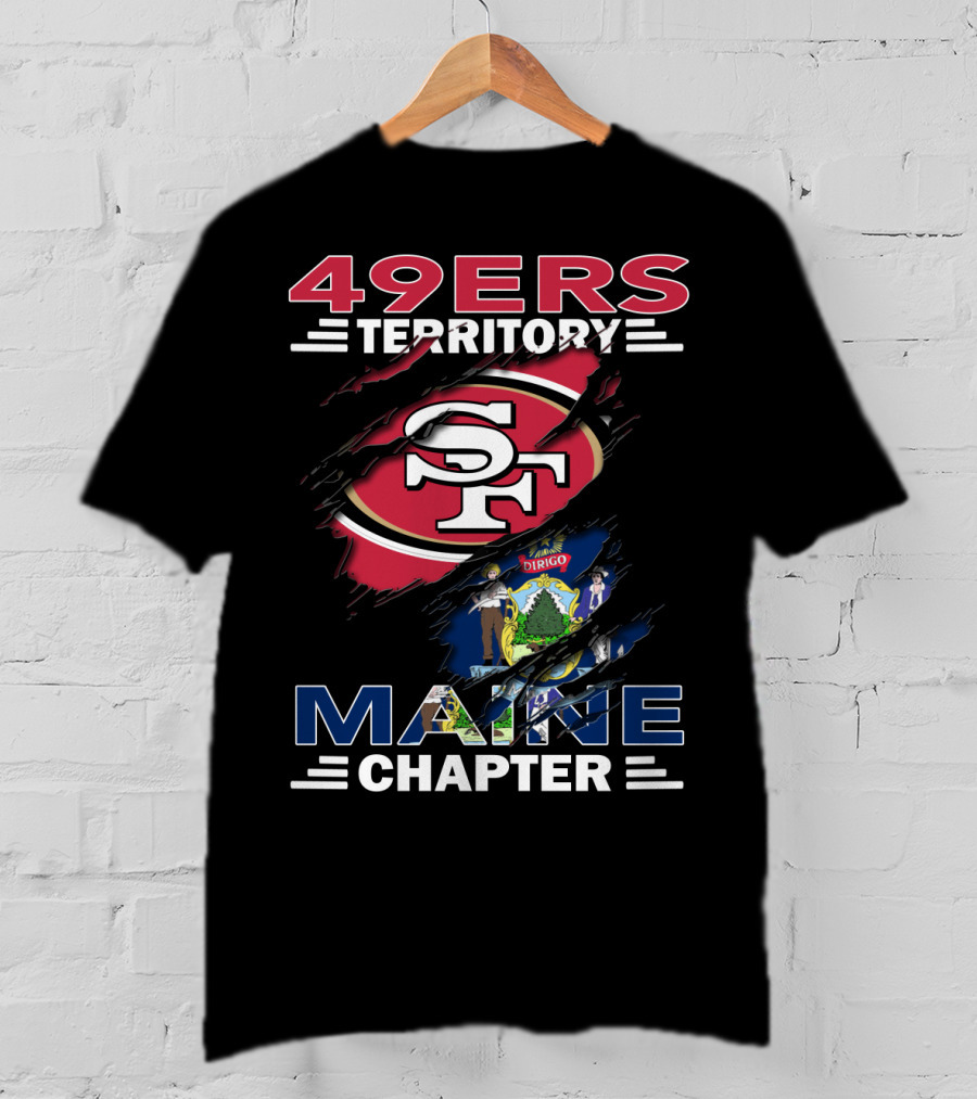 49ers Territory SF Logo Maine Chapter T-Shirt