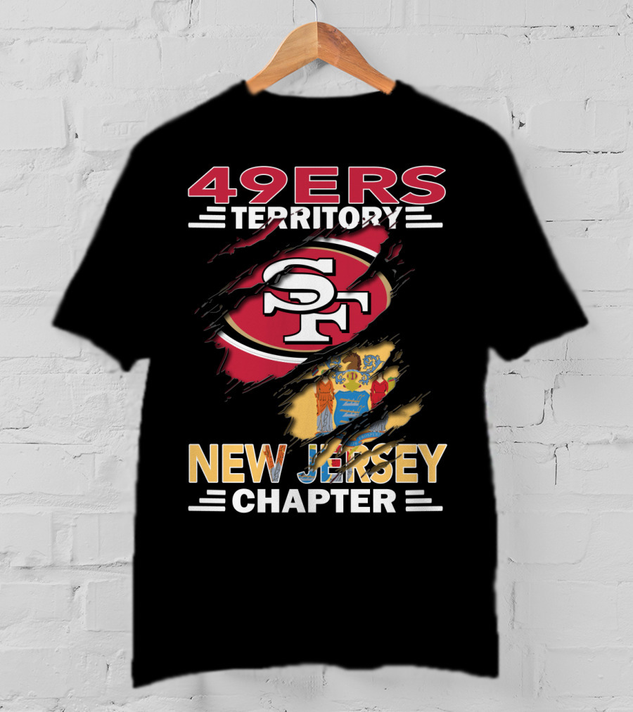 49ers Territory SF Logo New Jersey Chapter T-Shirt