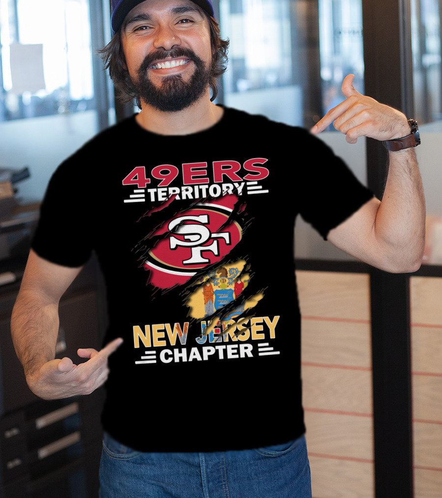 49ers Territory SF Logo New Jersey Chapter T-Shirt