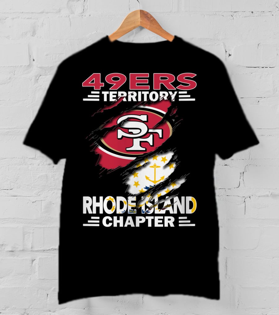 49ers Territory SF Logo Rhode Island Chapter T-Shirt