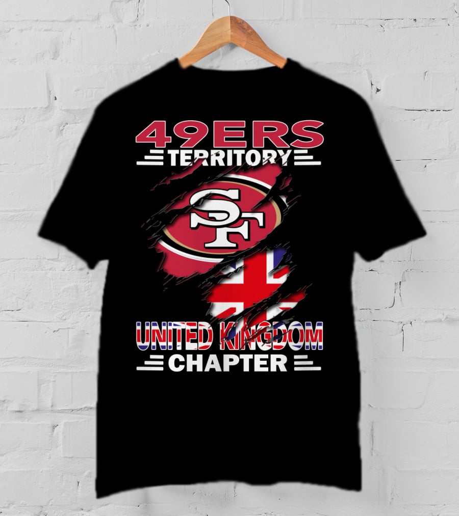49ers Territory United Kingdom Chapter SF Logo Flag T-Shirt