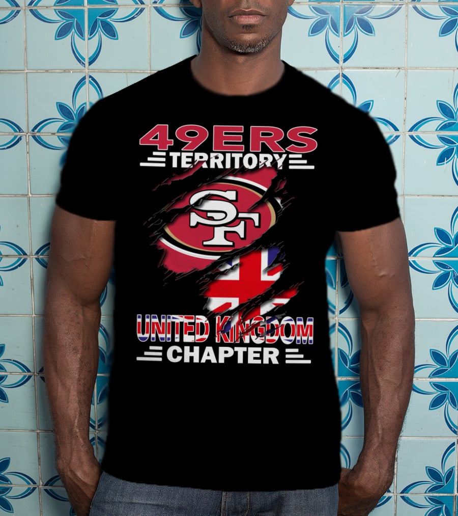 49ers Territory United Kingdom Chapter SF Logo Flag T-Shirt